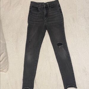 Old Navy Black Skinny High-Rise Jeans
